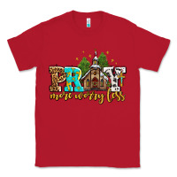 Red pray more worry less with church Classic Tee - AdoDesignShop