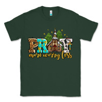 Sports Green pray more worry less with church Classic Tee - AdoDesignShop
