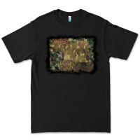Black camouflage leopard background Premium Tee - BarkalooDesign