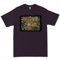 Plum camouflage leopard background Premium Tee - BarkalooDesign