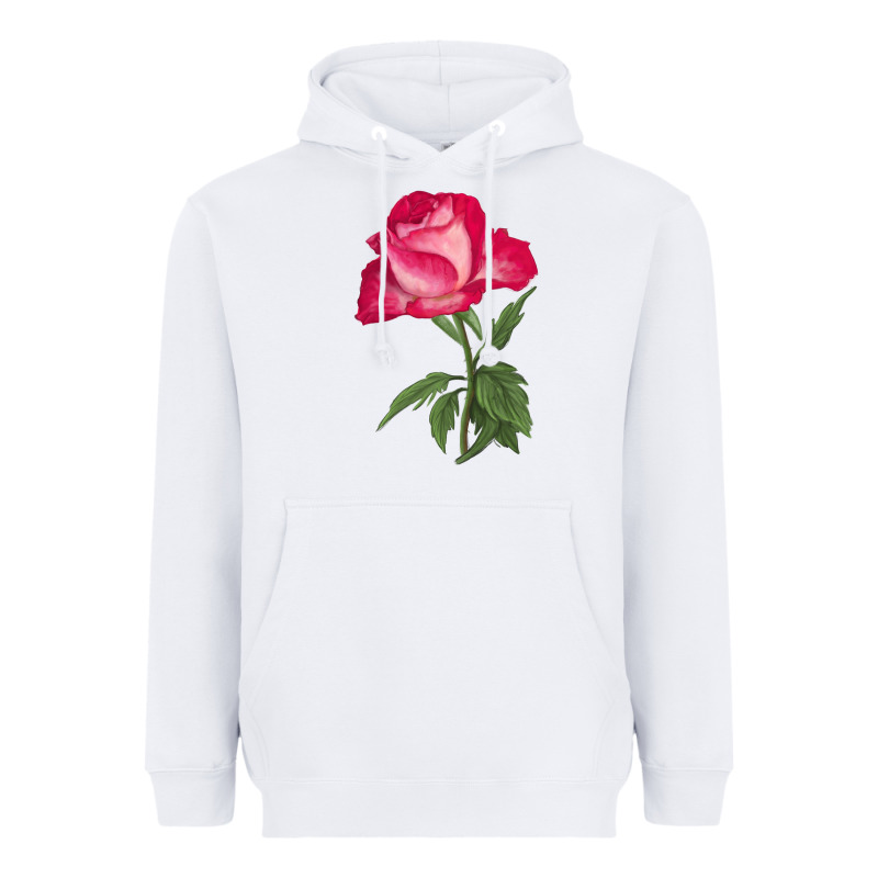 Love At First Sight Rose Heavyweight Hoodie by LillyAllenDesigns | Teevron