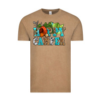 Vintage Coffee happy camper with trees and map Vintage Tee - AdoDesignShop