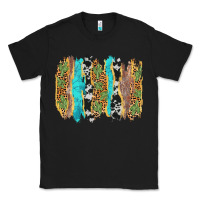 Black western brushstrokes Classic Tee - AdoDesignShop