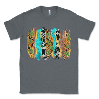 Charcoal Heather western brushstrokes Classic Tee - AdoDesignShop