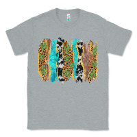 Heather Grey western brushstrokes Classic Tee - AdoDesignShop