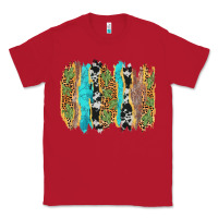 Red western brushstrokes Classic Tee - AdoDesignShop