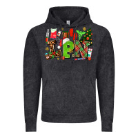 Vintage Black lpn christmas nurse with Vintage Hoodie - AdoDesignShop