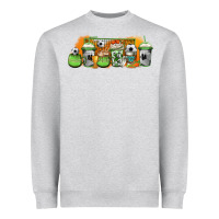 Heather Grey soccer coffee cups Heavyweight Sweatshirt - Jasminsmagicworld
