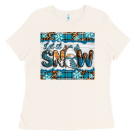 Bone let it snow Ladies Tee - RanaPortraitStore