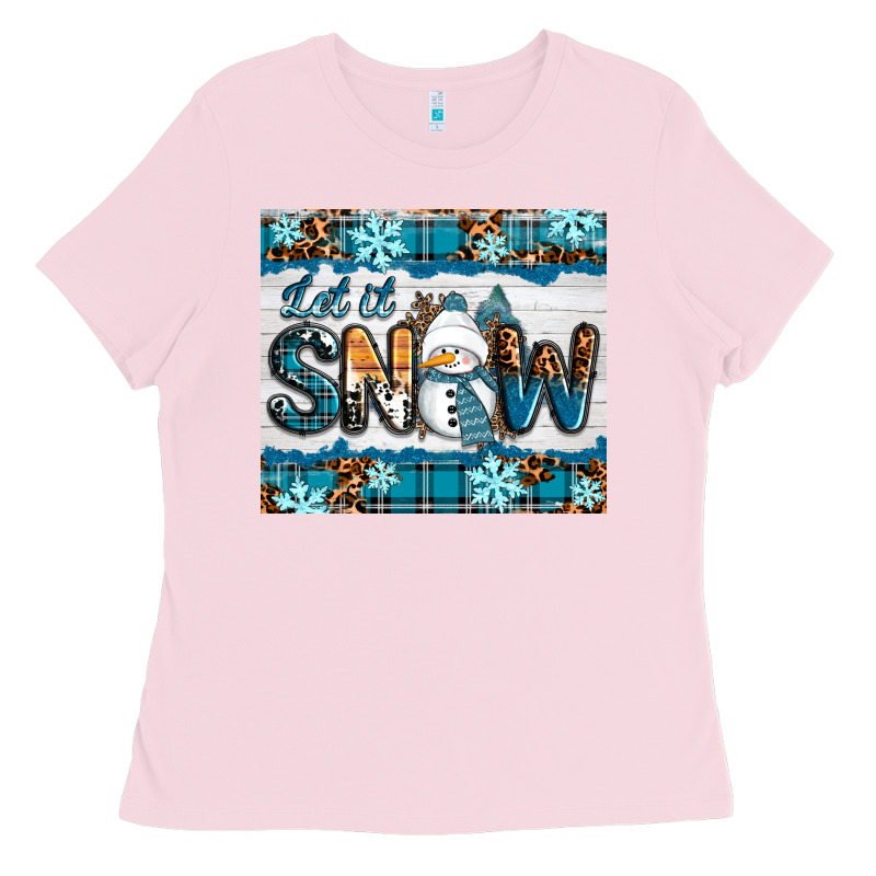 Let It Snow Ladies Tee by RanaPortraitStore | Teevron
