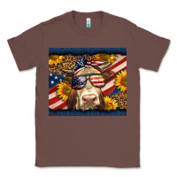 Chestnut Western 4th Of July Cow Classic Tee - LillyAllenDesigns