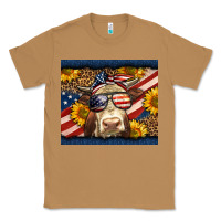 Toasted Coconut Western 4th Of July Cow Classic Tee - LillyAllenDesigns