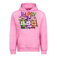 Fuchsia Pink happy halloween jars Urban Hoodie - CowGirlArtShop