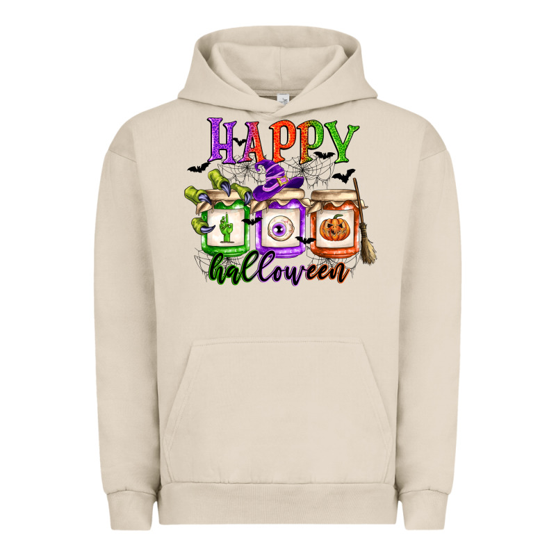 Happy Halloween Jars Urban Hoodie by CowGirlArtShop | Teevron