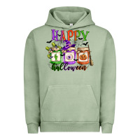 Pigment Oil Green happy halloween jars Urban Hoodie - CowGirlArtShop