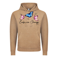 Vintage Coffee embrace change Vintage Hoodie - JahusDesignShop