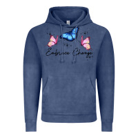 Vintage Denim embrace change Vintage Hoodie - JahusDesignShop