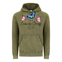 Vintage Olive embrace change Vintage Hoodie - JahusDesignShop