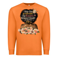 Carrot i love the woman l've become black girl Premium Sweatshirt - Artiststas