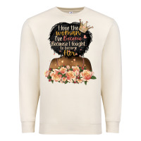 Sandshell i love the woman l've become black girl Premium Sweatshirt - Artiststas