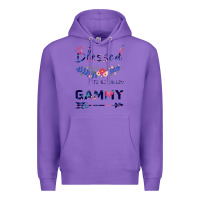 Purple Blessed To Be Called Gammy Premium Hoodie - Bettercallsaul