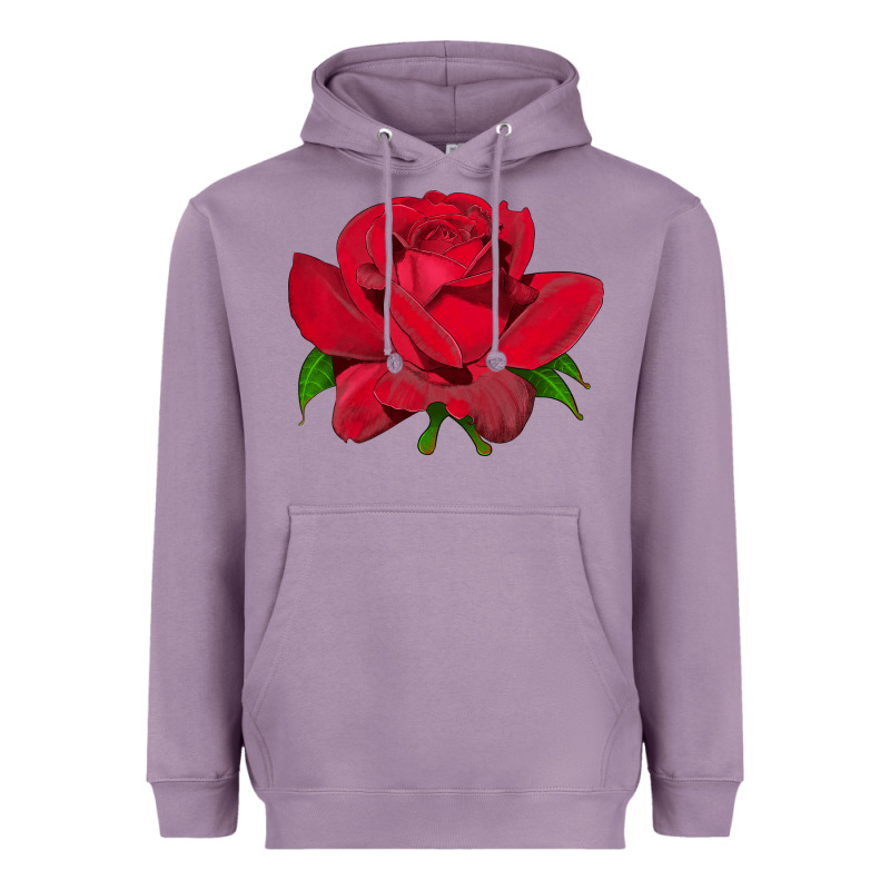 Oklahoma Rose Illustrations Heavyweight Hoodie by LillyAllenDesigns | Teevron