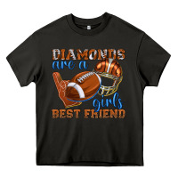 Asphalt diamonds are a girls best friend football Heavy Core Tee - texasbilliewilder
