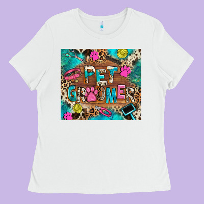 Ladies Tee pet groomer