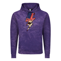 Cloud Purple Lightning Bolt Vintage Hoodie - JahusDesignShop