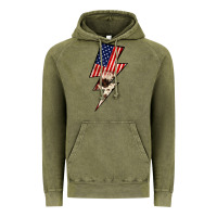 Vintage Olive Lightning Bolt Vintage Hoodie - JahusDesignShop