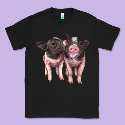 Cute Baby Pigs Classic Tee Designed By Artiststas