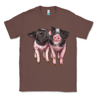 Chestnut cute baby pigs Classic Tee - Artiststas