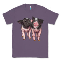 Lavender cute baby pigs Classic Tee - Artiststas