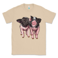 Mushroom cute baby pigs Classic Tee - Artiststas