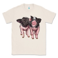 Natural cute baby pigs Classic Tee - Artiststas