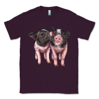 Plum cute baby pigs Classic Tee - Artiststas