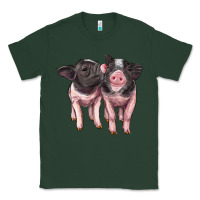 Sports Green cute baby pigs Classic Tee - Artiststas