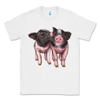 White cute baby pigs Classic Tee - Artiststas