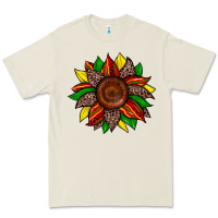 Bone juneteenth leopard sunflower Premium Tee - Zillion Design Studio