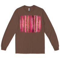 Chestnut valentines day leopard glitter brushstroke Long Sleeve Tee - Jasminsmagicworld