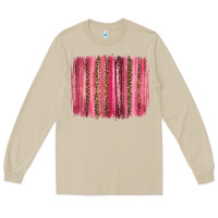 Mushroom valentines day leopard glitter brushstroke Long Sleeve Tee - Jasminsmagicworld