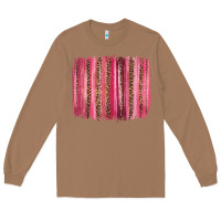 Toasted Coconut valentines day leopard glitter brushstroke Long Sleeve Tee - Jasminsmagicworld