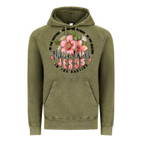 Vintage Olive there was jesus Vintage Hoodie - JahusDesignShop