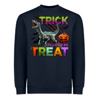 Navy trick rawr treat Heavyweight Sweatshirt - BundleAndBundleShop
