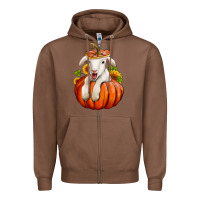 Chestnut fall pumpkin lamb nancy cooper Zipper Hoodie - NancyCooperArtShop