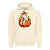 Sandshell fall pumpkin lamb nancy cooper Zipper Hoodie - NancyCooperArtShop