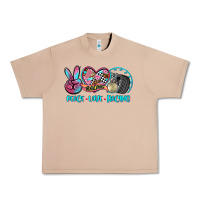 Burro peace love racing Urban Heavy Tee - AdoDesignShop