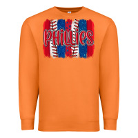 Carrot phillies baseball team spirit brushstrokes Premium Sweatshirt - Artiststas