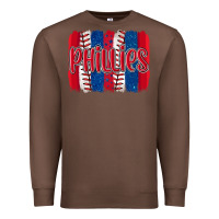 Chestnut phillies baseball team spirit brushstrokes Premium Sweatshirt - Artiststas