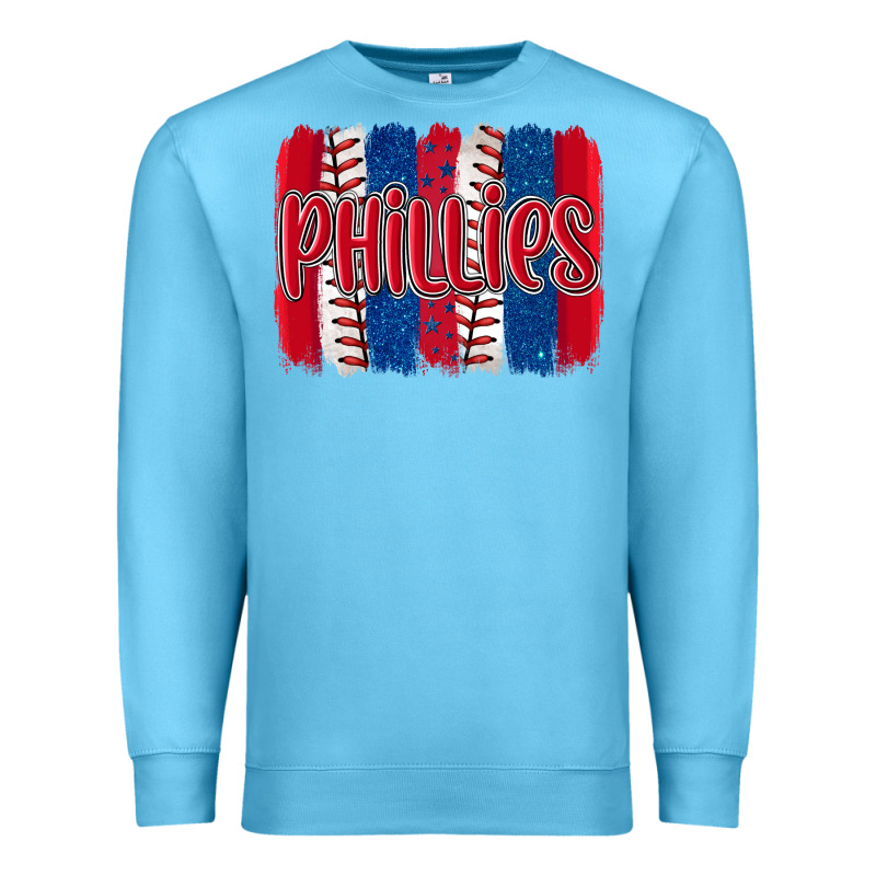 Phillies Baseball Team Spirit Brushstrokes Premium Sweatshirt by Artiststas | Teevron